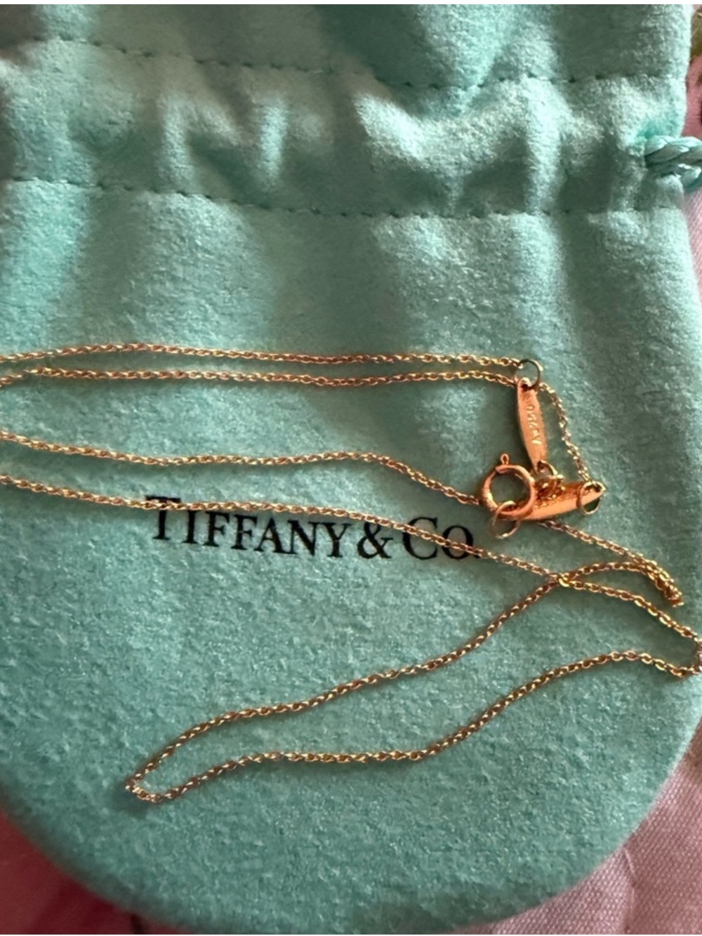 🩵TIFFANY & CO 🩵18k OPEN HEART ELSA PERETTI NECKLACE NOT HEART